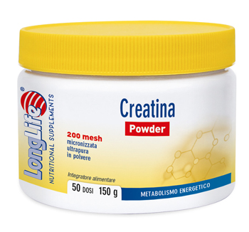 LONGLIFE CREATINA POWDER 150 G - Farmacia Castello Srl