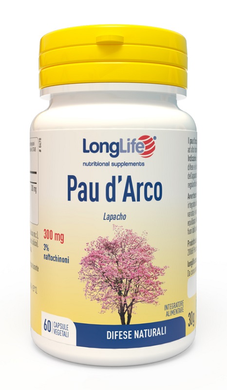 LONGLIFE PAU D'ARCO 60 CAPSULE VEGETALI - Farmacia Castello Srl
