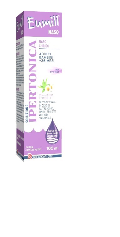 EUMILL NASO SPRAY SOLUZIONE IPERTONICA 100 ML - Farmacia Castello Srl