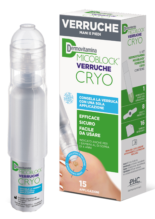 DERMOVITAMINA MICOBLOCK VERRUCHE CRYO SPRAY 38 ML - Farmacia Castello Srl