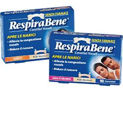 CEROTTO NASALE CLASSICO GRANDE ADULTI RESPIRA BENE 30 PEZZI - Farmacia Castello Srl