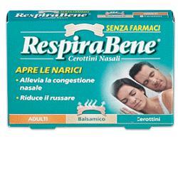 CEROTTO NASALE BALSAMICO ADULTI RESPIRA BENE 10 PEZZI - Farmacia Castello Srl