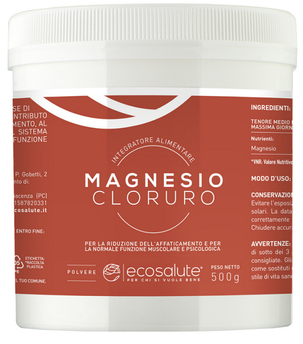 MAGNESIO CLORURO POLVERE 500 G - Farmacia Castello Srl