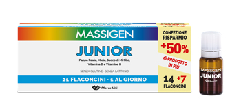 MASSIGEN JUNIOR 21 FLACONCINI DA 10 ML - Farmacia Castello Srl