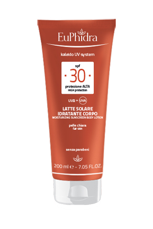 EUPHIDRA KALEIDO UV SYSTEM LATTE SOLARE CORPO 30 - Farmacia Castello Srl