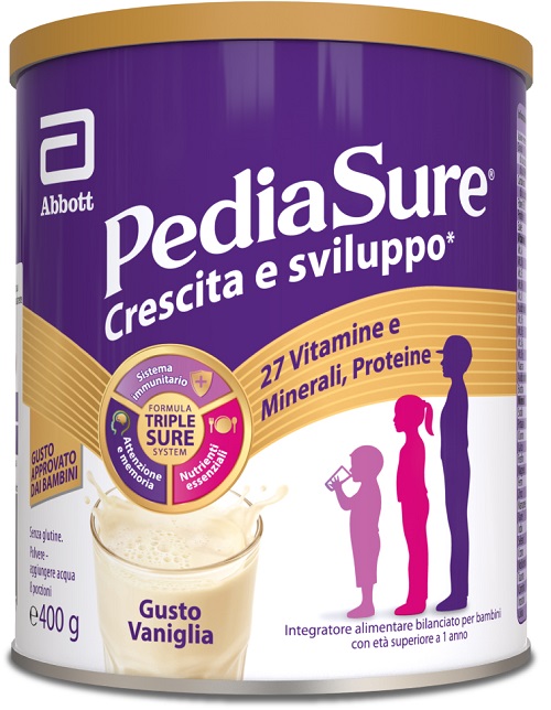 PEDIASURE CRESCITA&SVILUPPO VANIGLIA 400 G - Farmacia Castello Srl