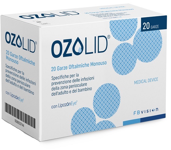 GARZA OZOLID OFTALMICA TNT CON OLIO OZONIZZATO IN FOSFOLIPIDI LIPOZONEYE 20 PEZZI - Farmacia Castello Srl
