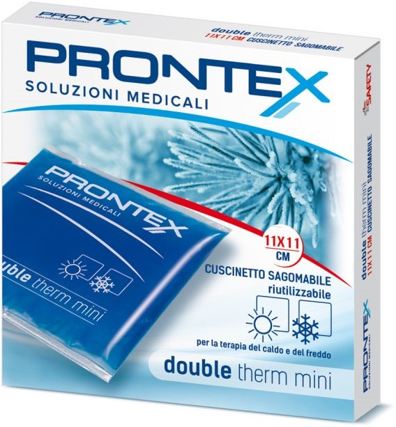 PRONTEX CUSCINETTO IN GEL RIUTILIZZABILE DOUBLE THERM 11X11CM - Farmacia Castello Srl