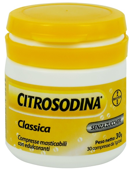 CITROSODINA CLASSICA 30 COMPRESSE MASTICABILI - Farmacia Castello Srl