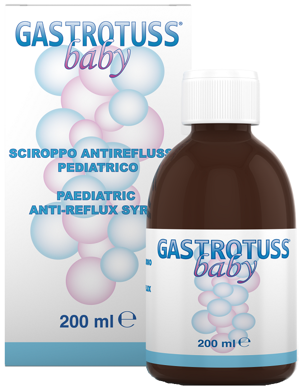 BABY SCIROPPO ANTIREFLUSSO GASTROTUSS 200 ML - Farmacia Castello Srl
