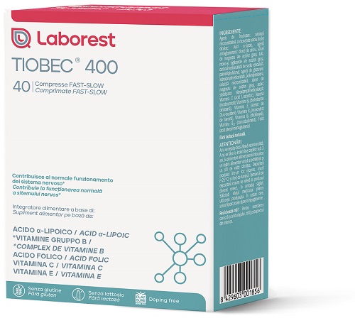 TIOBEC 400 40 COMPRESSE FAST-SLOW DA 1,28 G - Farmacia Castello Srl