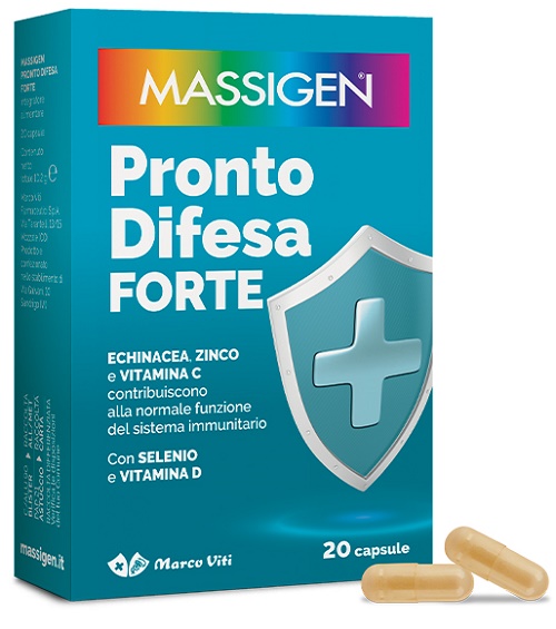 MASSIGEN PRONTO DIFESA FORTE 20 CAPSULE - Farmacia Castello Srl
