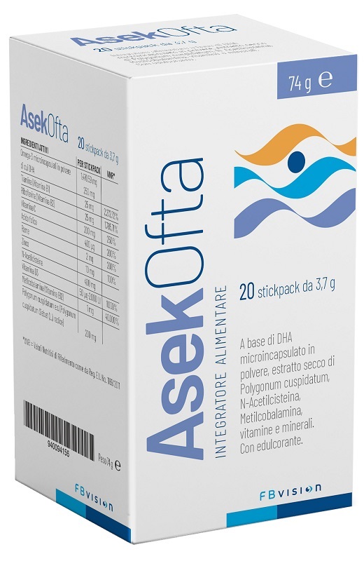 ASEK OFTA 20 STICKPACK - Farmacia Castello Srl