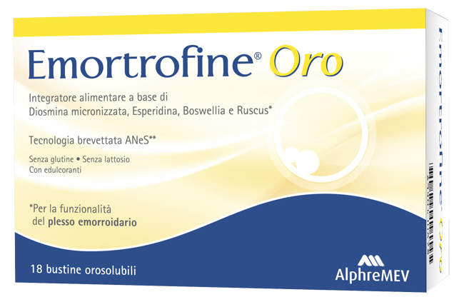 EMORTROFINE ORO 18 BUSTINE DA 3 G - Farmacia Castello Srl