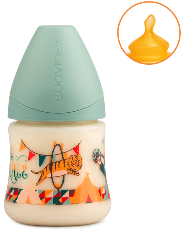 SUAVINEX BIBERON 150 ANATOMICO L M1S CIRCO VERDE - Farmacia Castello Srl