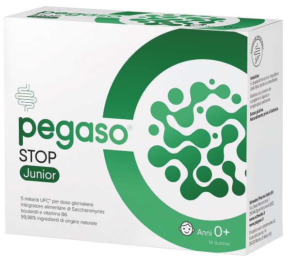 PEGASO STOP JUNIOR 14 BUSTINE DA 3 G SENZA GLUTINE NATURALMENTE PRIVO DI LATTOSIO - Farmacia Castello Srl