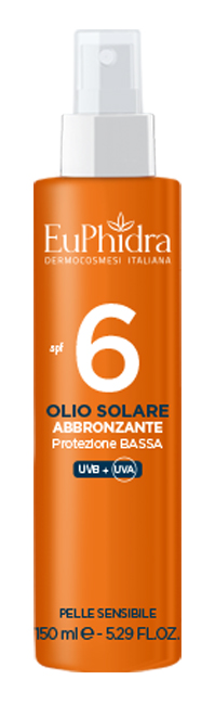EUPHIDRA KALEIDO OLIO SOLARE ABBRONZANTE SPF6 150 ML - Farmacia Castello Srl
