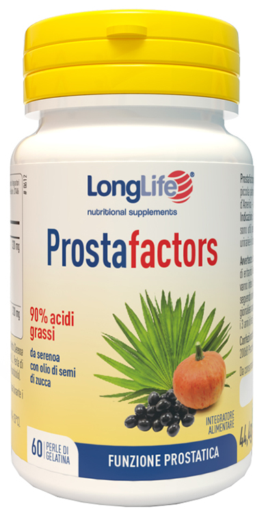 LONGLIFE PROSTAFACTORS 60 PERLE DI GELATINA - Farmacia Castello Srl