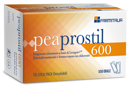 PEAPROSTIL 600 16 STICK PACK OROSOLUBILI - Farmacia Castello Srl