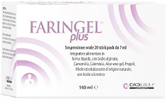 FARINGEL PLUS 20 STICK PACK 7 ML - Farmacia Castello Srl