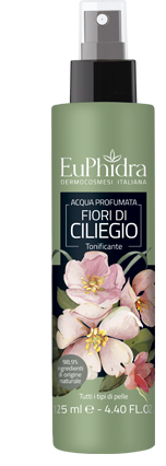 EUPHIDRA ACQUA PROFUMATA CILIEGIO IN FLACONE CON ETICHETTA POMPA SPRAY - Farmacia Castello Srl