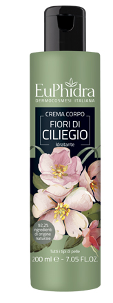 EUPHIDRA CREMA CORPO IDRATANTE CILIEGIO IN FLACONE CON ETICHETTA - Farmacia Castello Srl