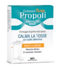 GOLASEPT TUSS PROPOLI CPR TOSSE DISPOSITIVO MEDICO COMPRESSE MASTICABILI ALLA PROPOLI IN ASTUCCIO - Farmacia Castello Srl