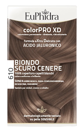 EUPHIDRA COLORPRO XD610 BIONDO SCURO 50 ML - Farmacia Castello Srl