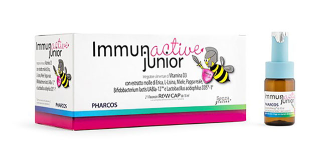 IMMUNACTIVE JUNIOR PHARCOS 21 FIALE 10 ML - Farmacia Castello Srl