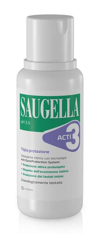 SAUGELLA ACTI3 DETERGENTE INTIMO 250 ML - Farmacia Castello Srl