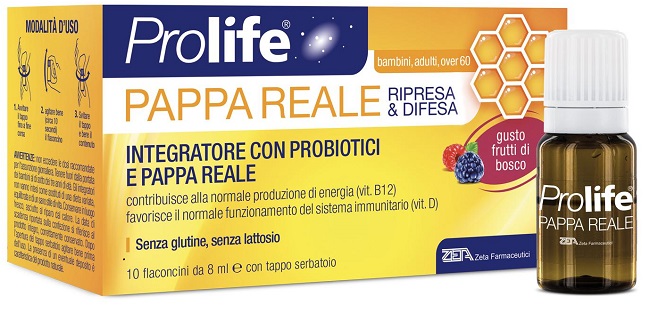 PROLIFE PAPPA REALE 10 FLACONI DA 8 ML - Farmacia Castello Srl
