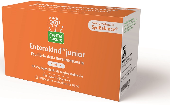 MAMA NATURA ENTEROKIND JUNIOR 10 FLACONCINI 10 ML - Farmacia Castello Srl