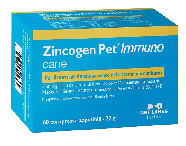 ZINCOGEN PET IMMUNO 60 COMPRESSE - Farmacia Castello Srl