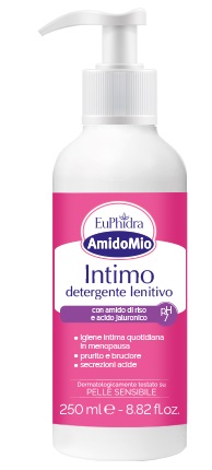 EUPHIDRA AMIDOMIO INTIMO DETERGENTE LENITIVO PH 7 250 ML - Farmacia Castello Srl