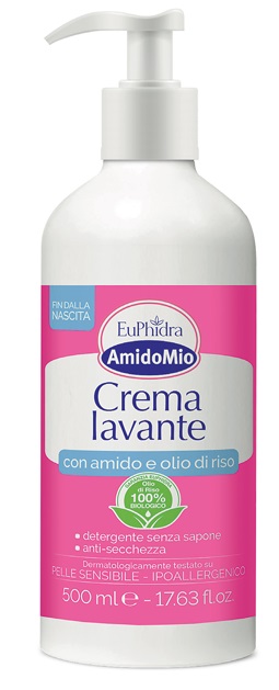 EUPHIDRA AMIDOMIO CREMA LAVANTE 500 ML - Farmacia Castello Srl