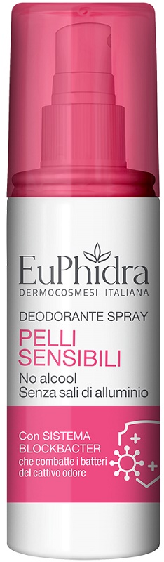 EUPHIDRA DEO SPRAY PELLI DELICATE 100 ML - Farmacia Castello Srl