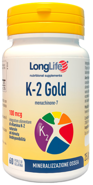 LONGLIFE K-2 GOLD 60 PERLE - Farmacia Castello Srl