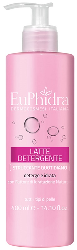 EUPHIDRA LATTE DETERGENTE STRUCCANTE QUOTIDIANO 400 ML - Farmacia Castello Srl
