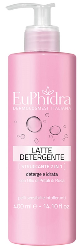 EUPHIDRA LATTE DETERGENTE STRUCCANTE 2IN1 400 ML - Farmacia Castello Srl