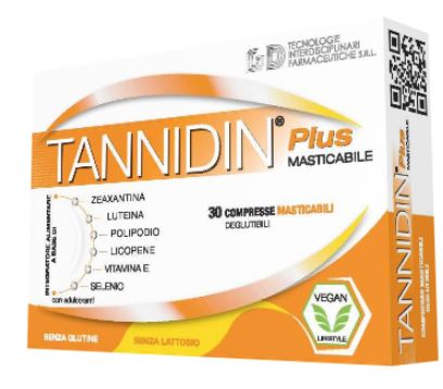 TANNIDIN PLUS 30 COMPRESSE MASTICABILI - Farmacia Castello Srl