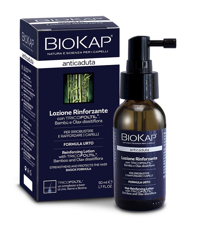 BIOKAP LOZIONE RINFORZANTE ANTICADUTA CON TRICOFOLTIL NUOVA FORMULA 50 ML - Farmacia Castello Srl