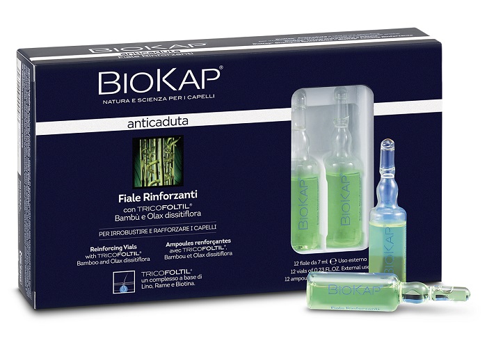 BIOKAP FIALE RINFORZANTI ANTICADUTA CON TRICOLTIL 12 PEZZI DA 7 ML NEW - Farmacia Castello Srl