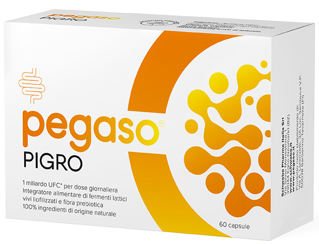 PEGASO PIGRO 60 CAPSULE DA 135 MG SENZA GLUTINE NATURALMENTE PRIVO DI LATTOSIO - Farmacia Castello Srl
