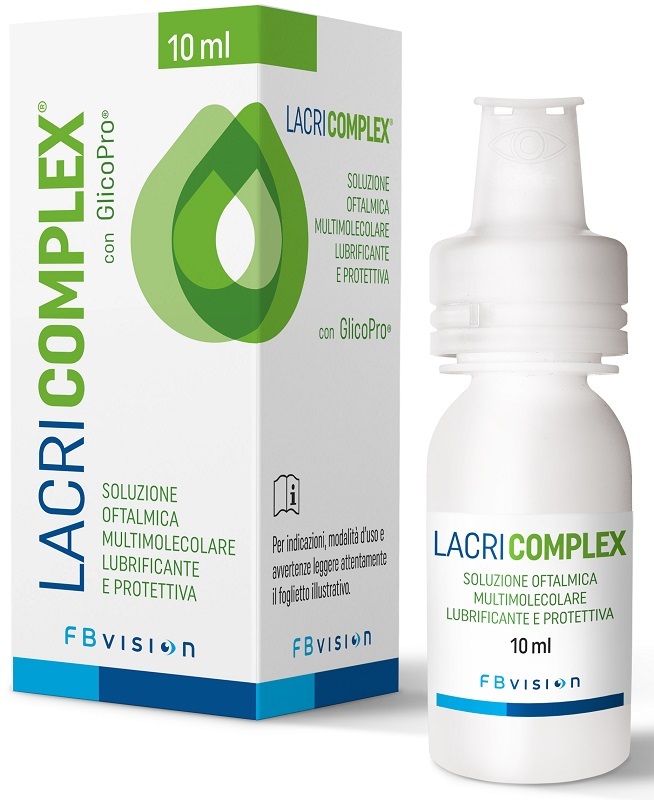 LACRICOMPLEX SOLUZIONE OFTALMICA MULTIMOLECOLARE LUBRIFICANTE PROTETTIVA 10 ML - Farmacia Castello Srl
