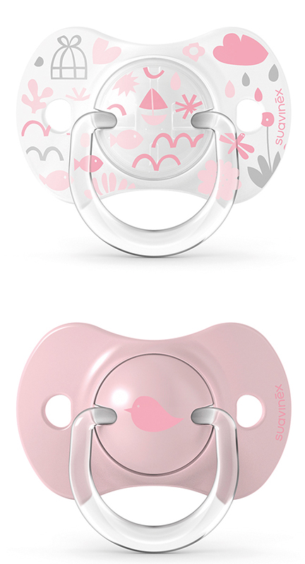 SUAVINEX MEMORIES SUCCHIETTO SILICONE 0/6 MESI PRO ROSA - Farmacia Castello Srl