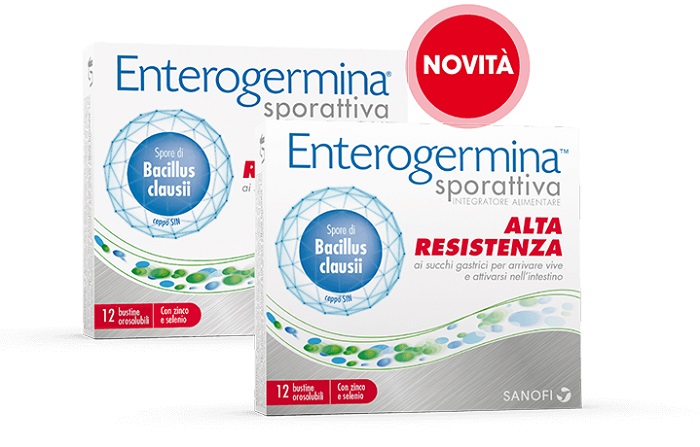 ENTEROGERMINA SPORATTIVA 12+12 BUSTINE ORODISPERSIBILI - Farmacia Castello Srl