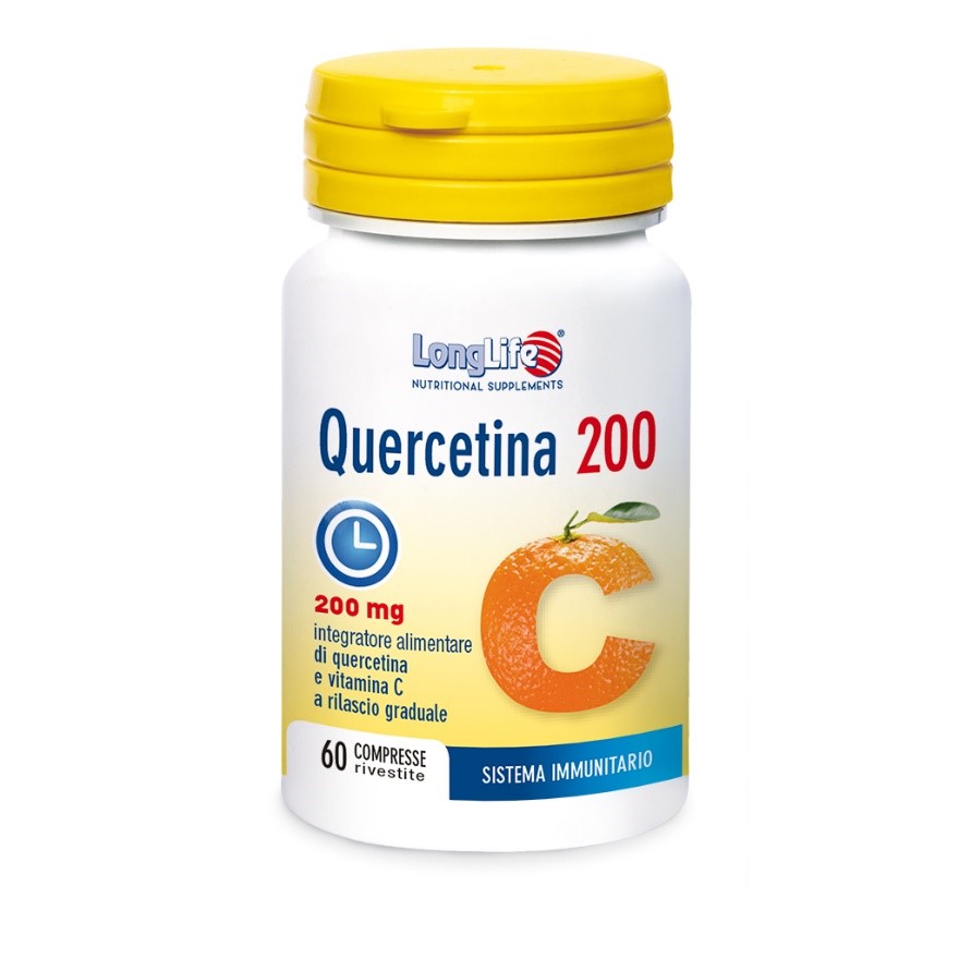 LONGLIFE QUERCETINA 200 60 COMPRESSE RIVESTITE - Farmacia Castello Srl