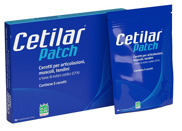 CEROTTO MONOUSO CETILAR PATCH PER ARTICOLAZIONI MUSCOLI E TENDINI 5 PEZZI - Farmacia Castello Srl