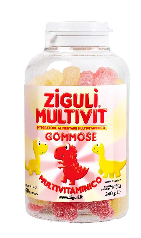 ZIGULI MULTIVIT FRAGOLA E BANANA 60 GOMMOSE - Farmacia Castello Srl