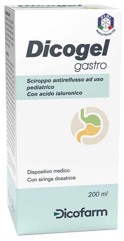 SCIROPPO ANTIREFLUSSO PEDIATRICO DICOGEL GASTRO 200 ML - Farmacia Castello Srl